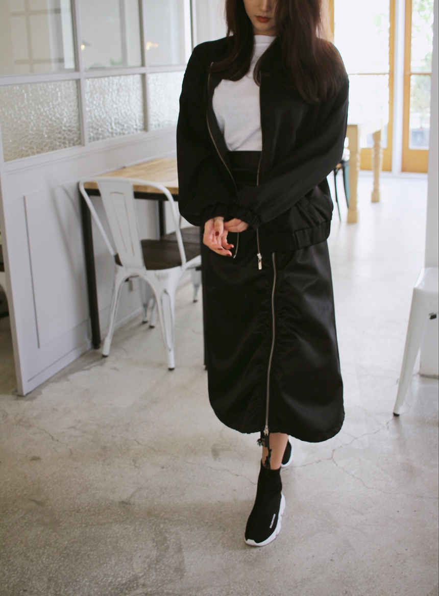 Training Zipper Padding Long Skirt Unique Unusual 