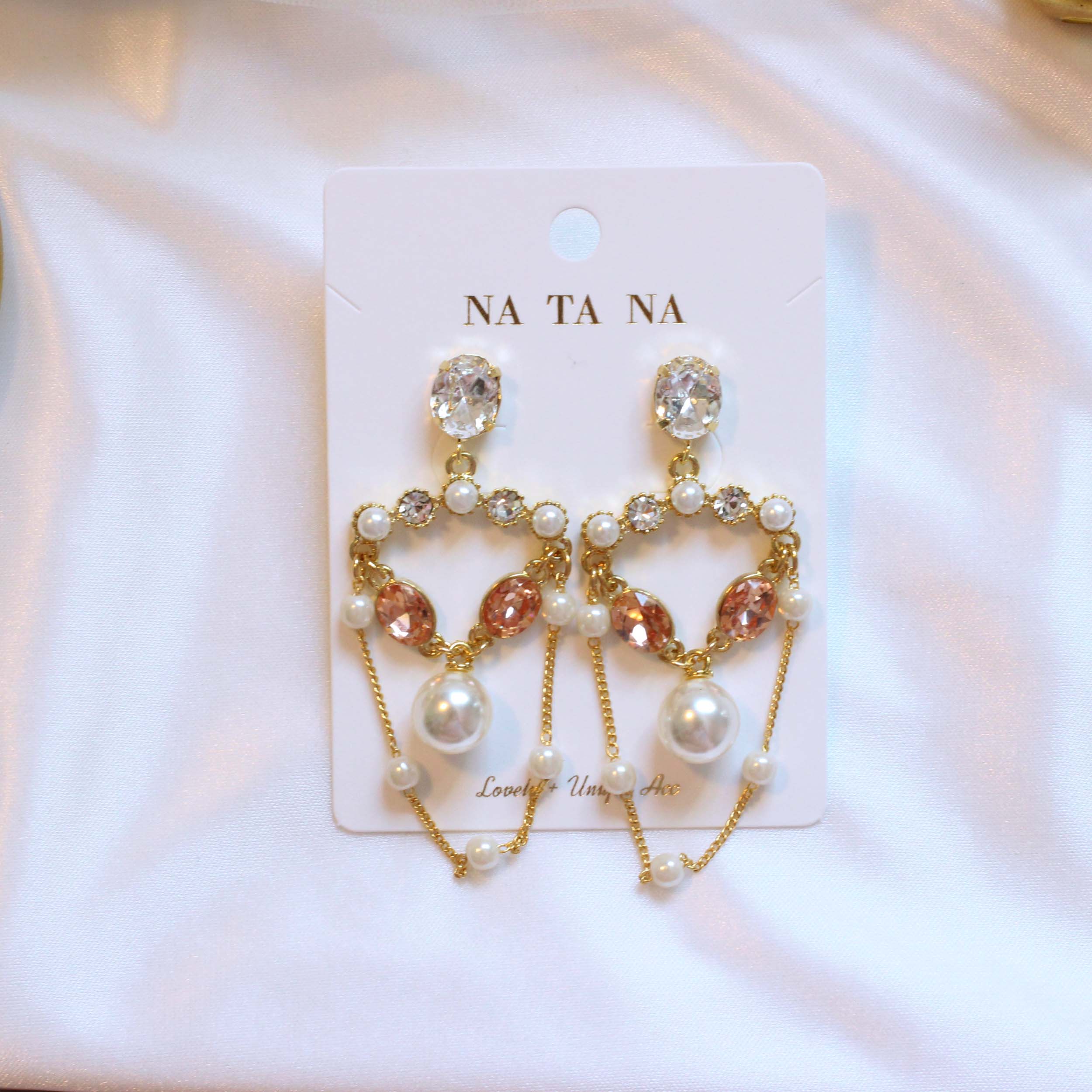 Chandelier Cubic Bold Drop Earring Earring Availab