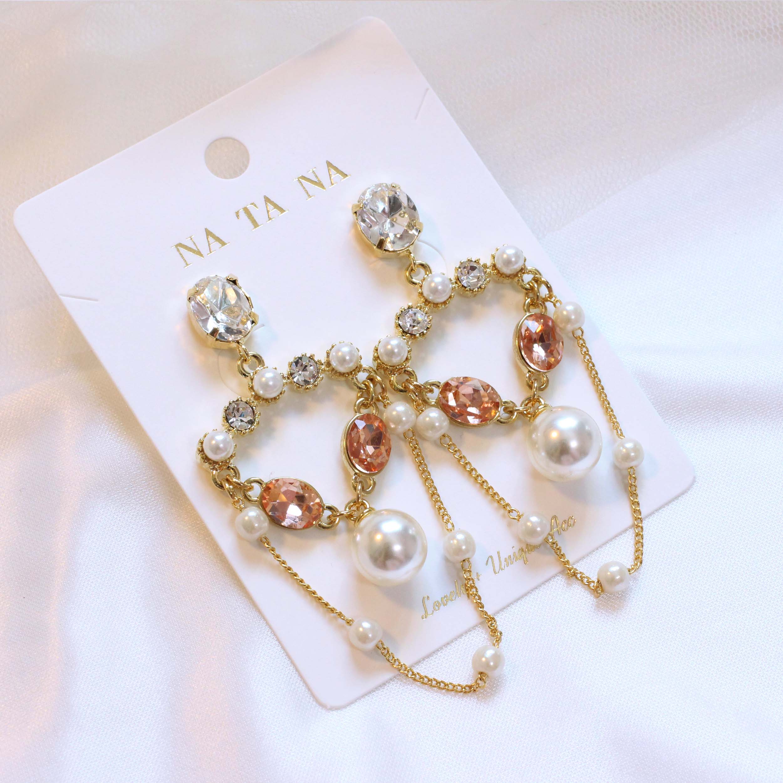 Chandelier Cubic Bold Drop Earring Earring Availab