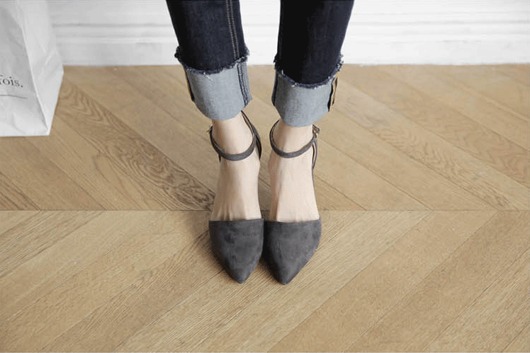 Suede small size Stiletto heel 210mm ~ 250mm Simpl