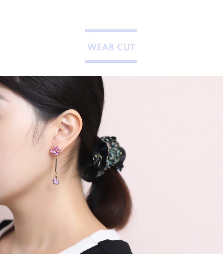 Purple Drop Earrings Earrings Shopping Mall Pretty