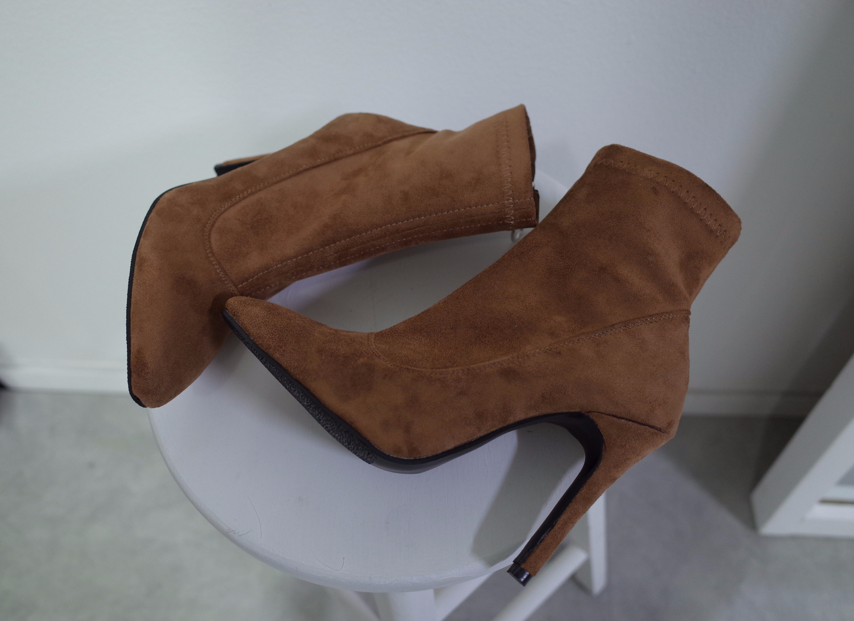 McBlanche Autumn Suede Angle Boots Casual Manish A