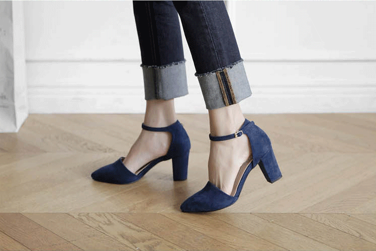 Suede small size Stiletto heel 210mm ~ 250mm Simpl