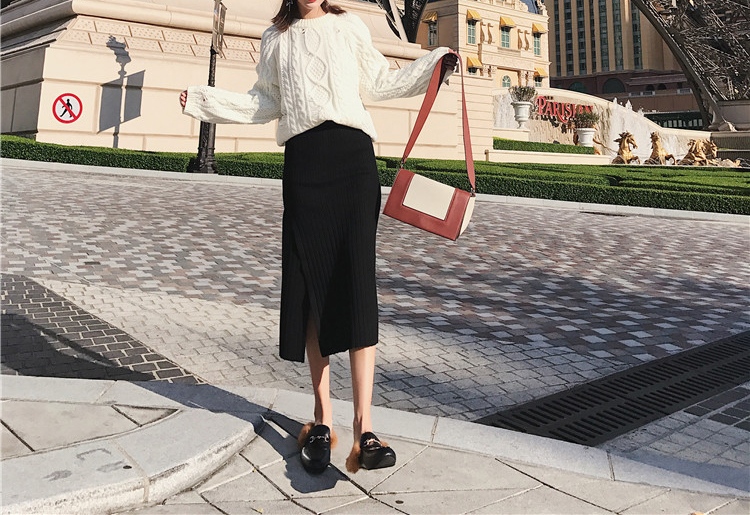 Knit long skirts Urban look Natural look Twenties 