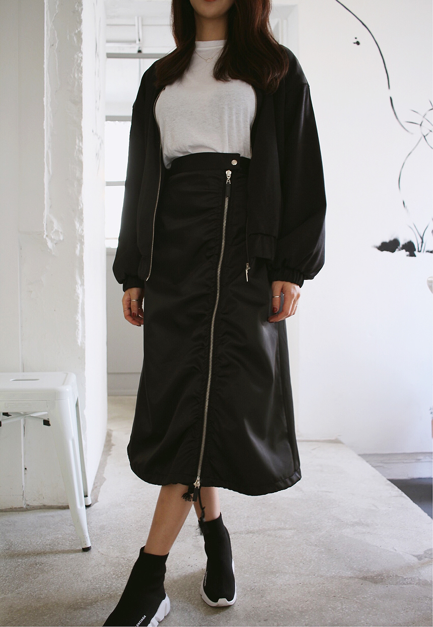 Training Zipper Padding Long Skirt Unique Unusual 