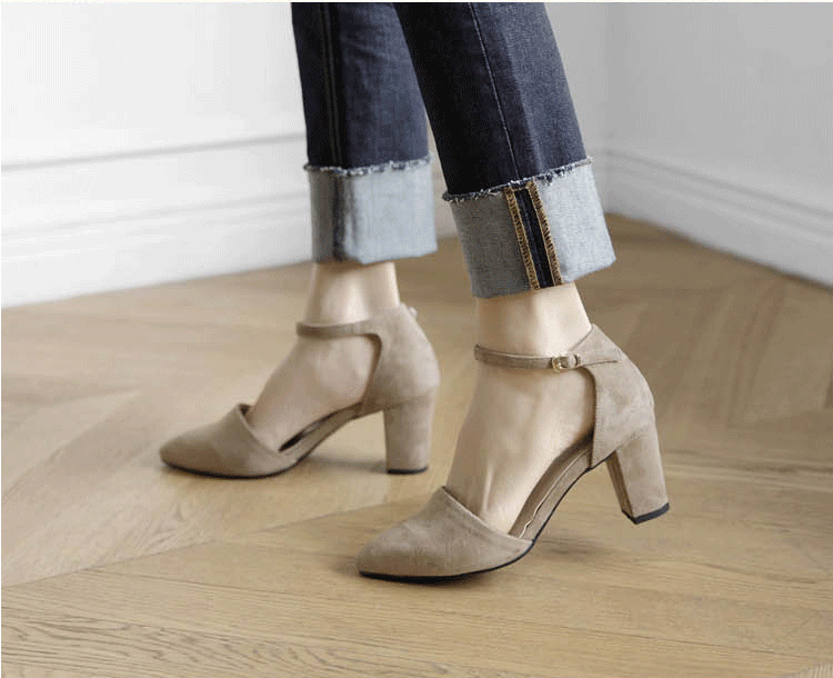 Suede small size Stiletto heel 210mm ~ 250mm Simpl