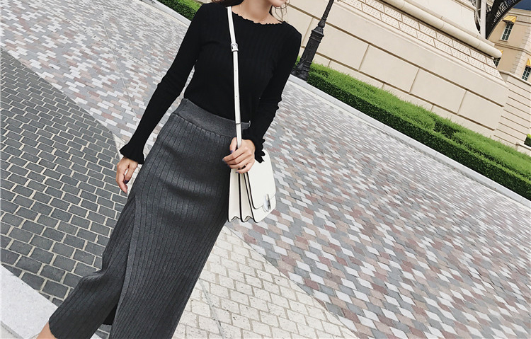 Knit long skirts Urban look Natural look Twenties 