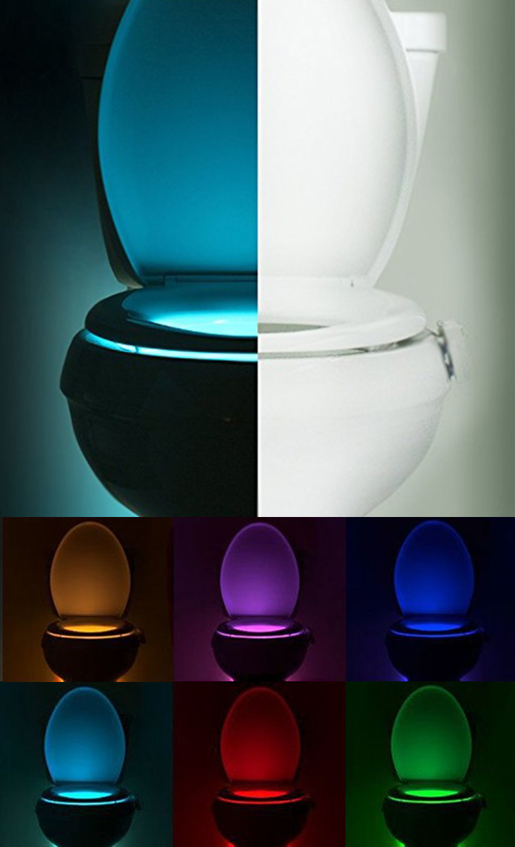Toilet potty LED Night light Motion detection sens