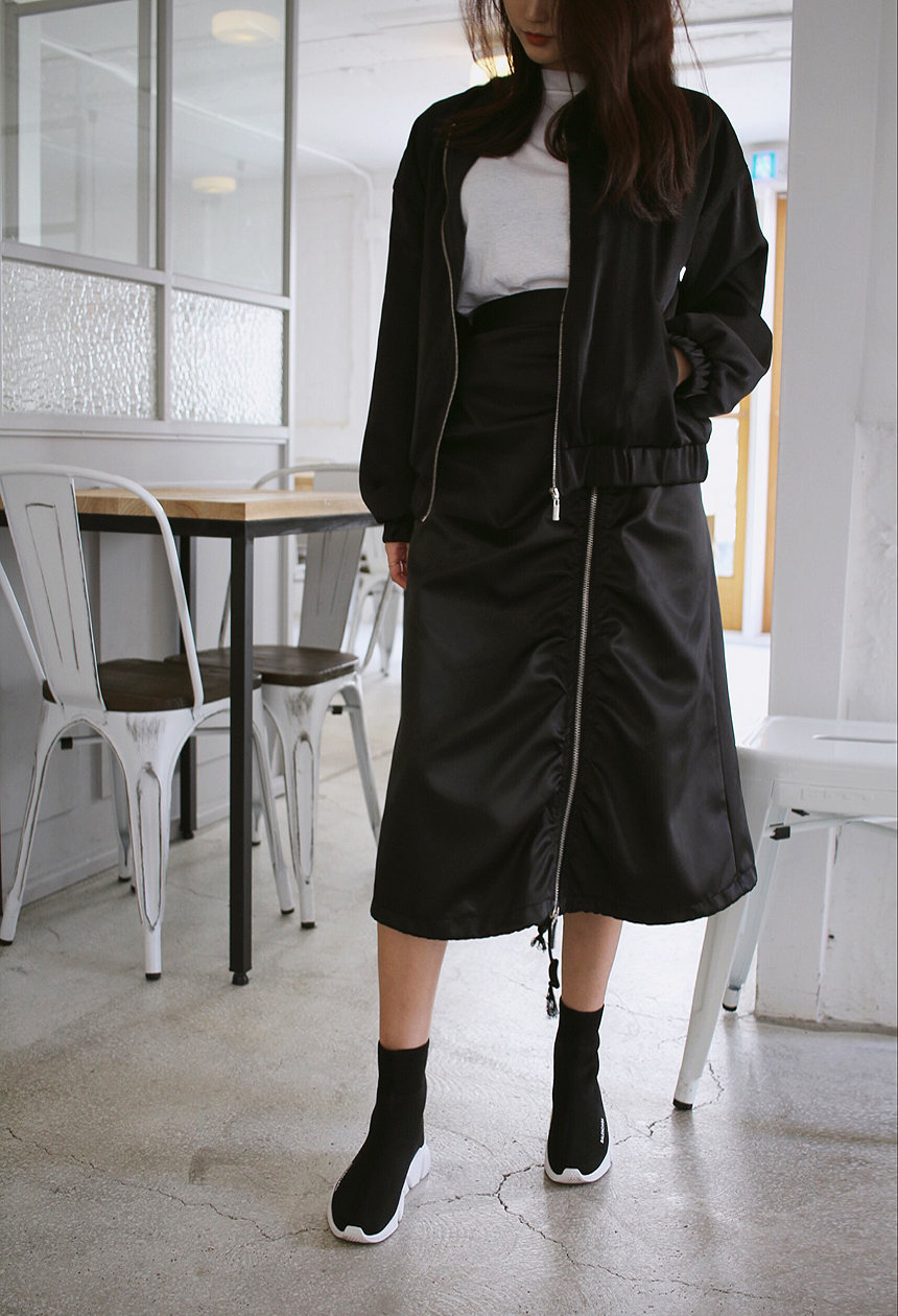 Training Zipper Padding Long Skirt Unique Unusual 