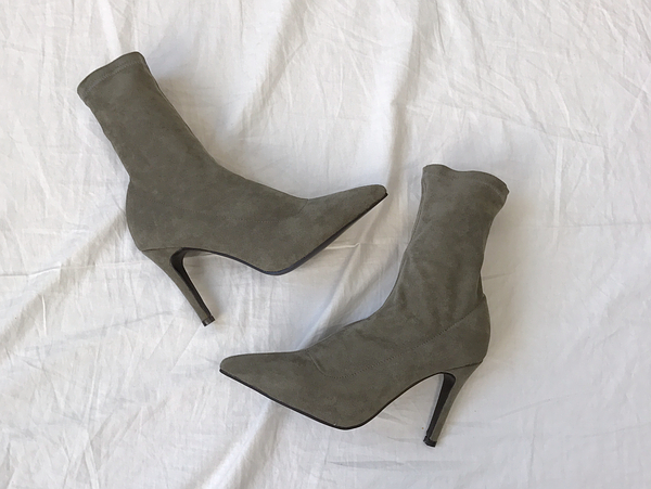Stiletto Suede Span Angle Boots 3-color detail mak