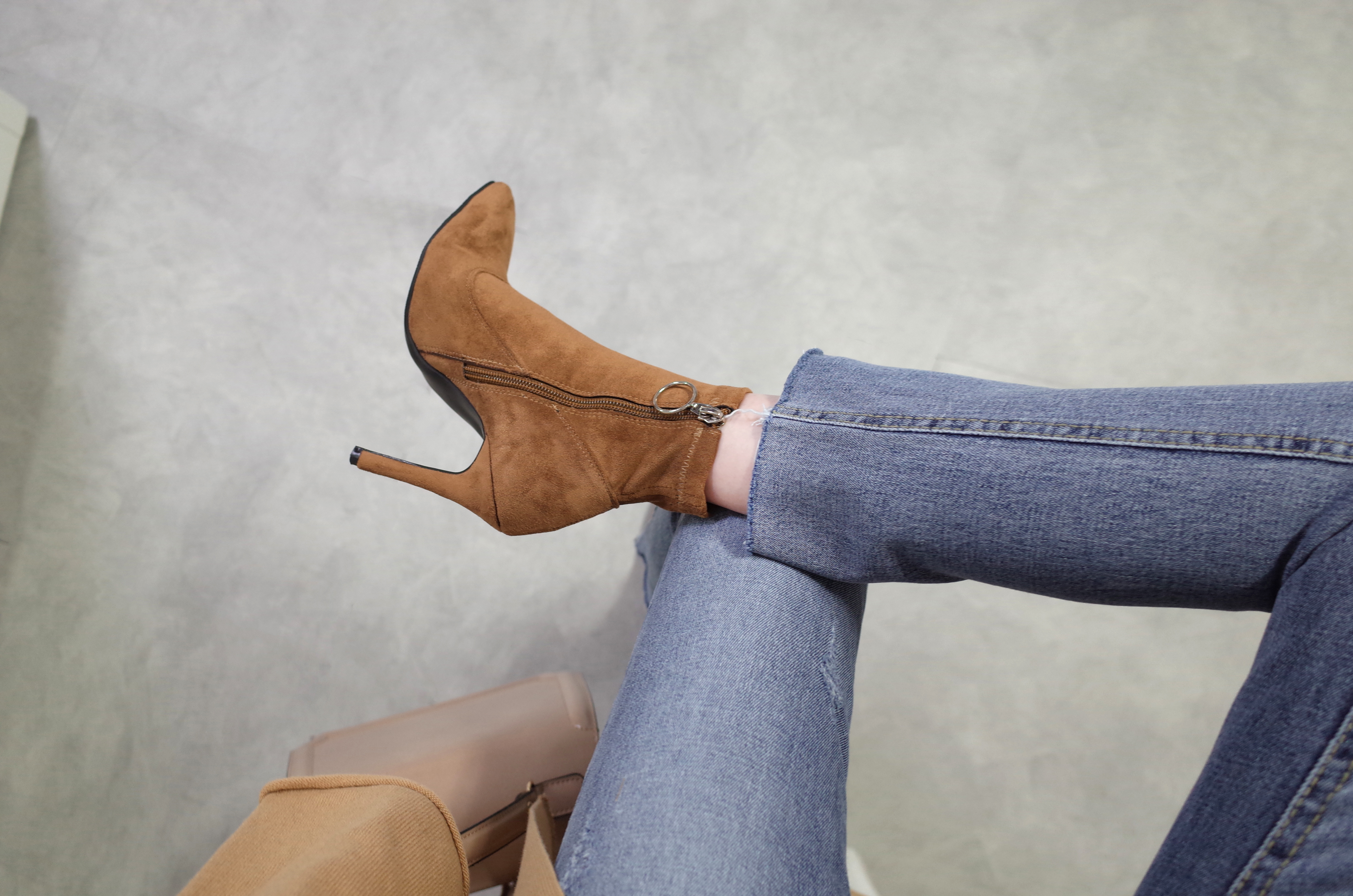 McBlanche Autumn Suede Angle Boots Casual Manish A