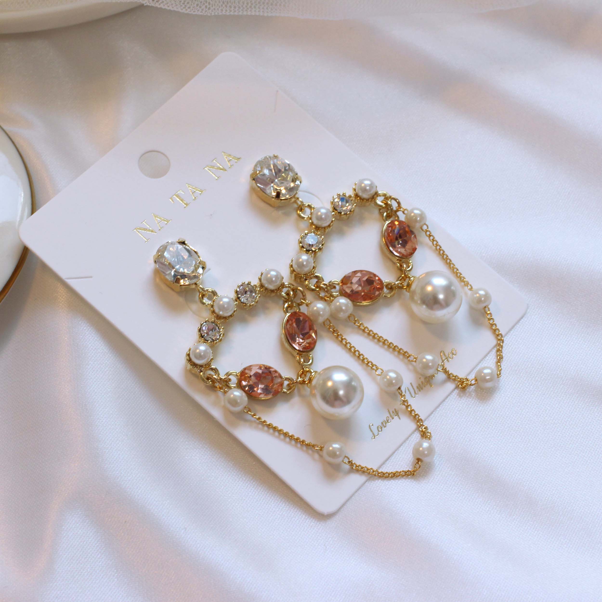 Chandelier Cubic Bold Drop Earring Earring Availab