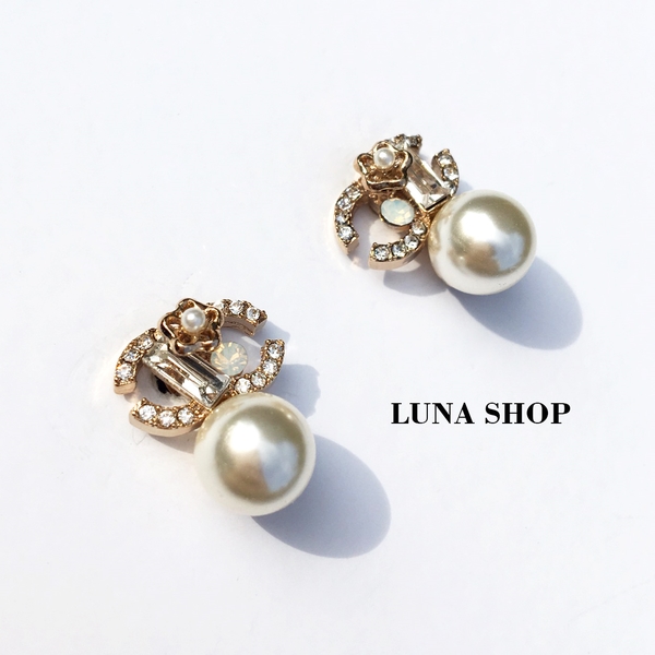 Coco Pearl Earrings Gifts Workplace Fashion Beauti