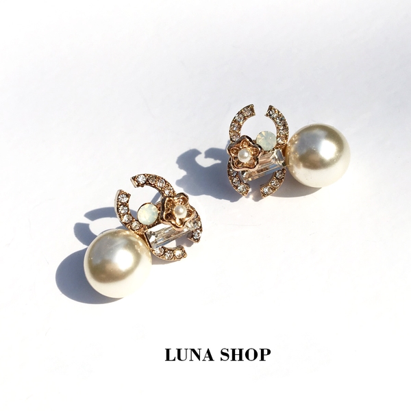 Coco Pearl Earrings Gifts Workplace Fashion Beauti