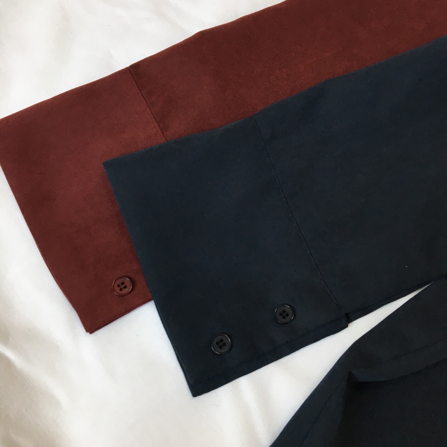 Velvet Silky Tone Down Shirt Office Daily Look Bur