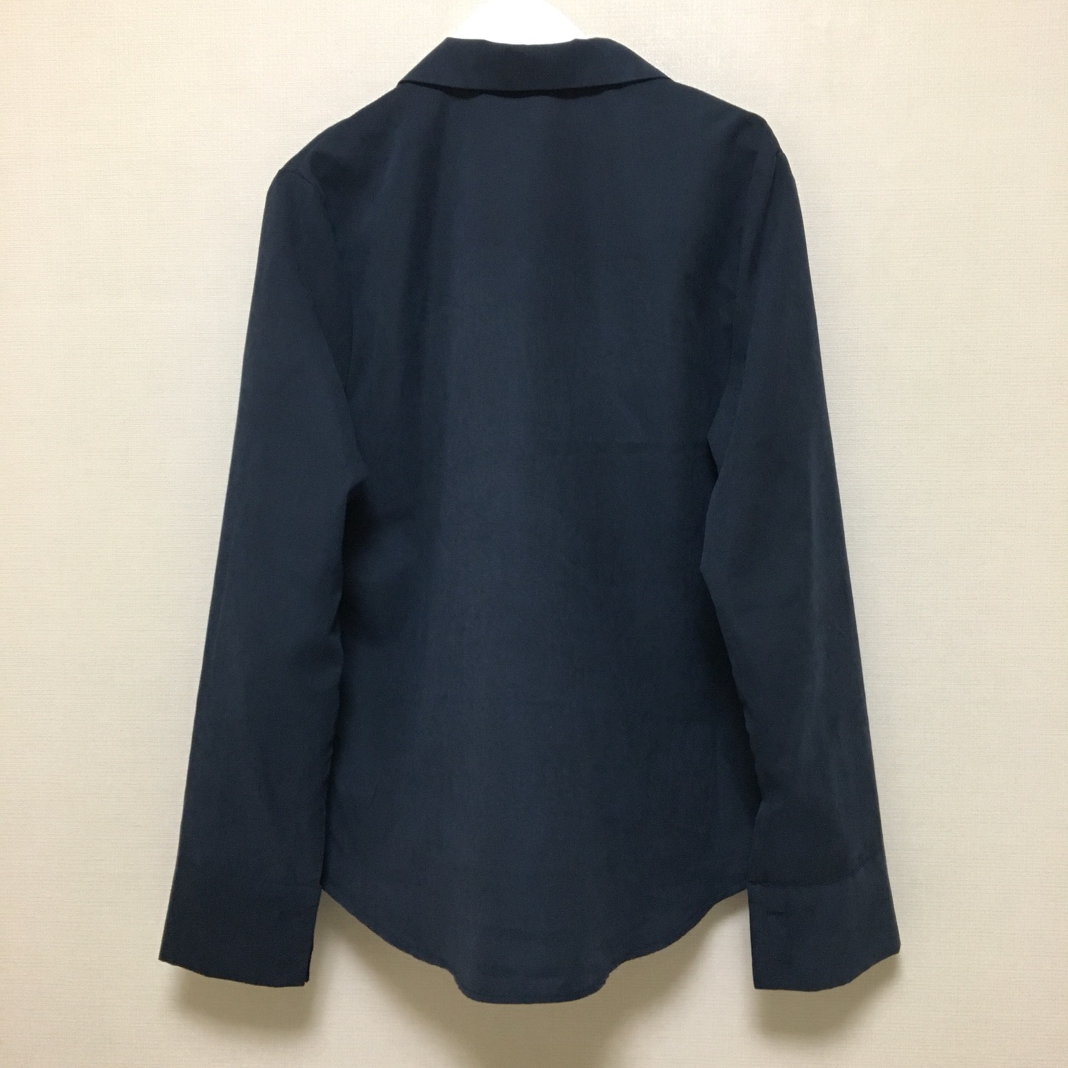 Velvet Silky Tone Down Shirt Office Daily Look Bur