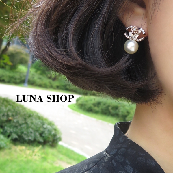 Coco Pearl Earrings Gifts Workplace Fashion Beauti