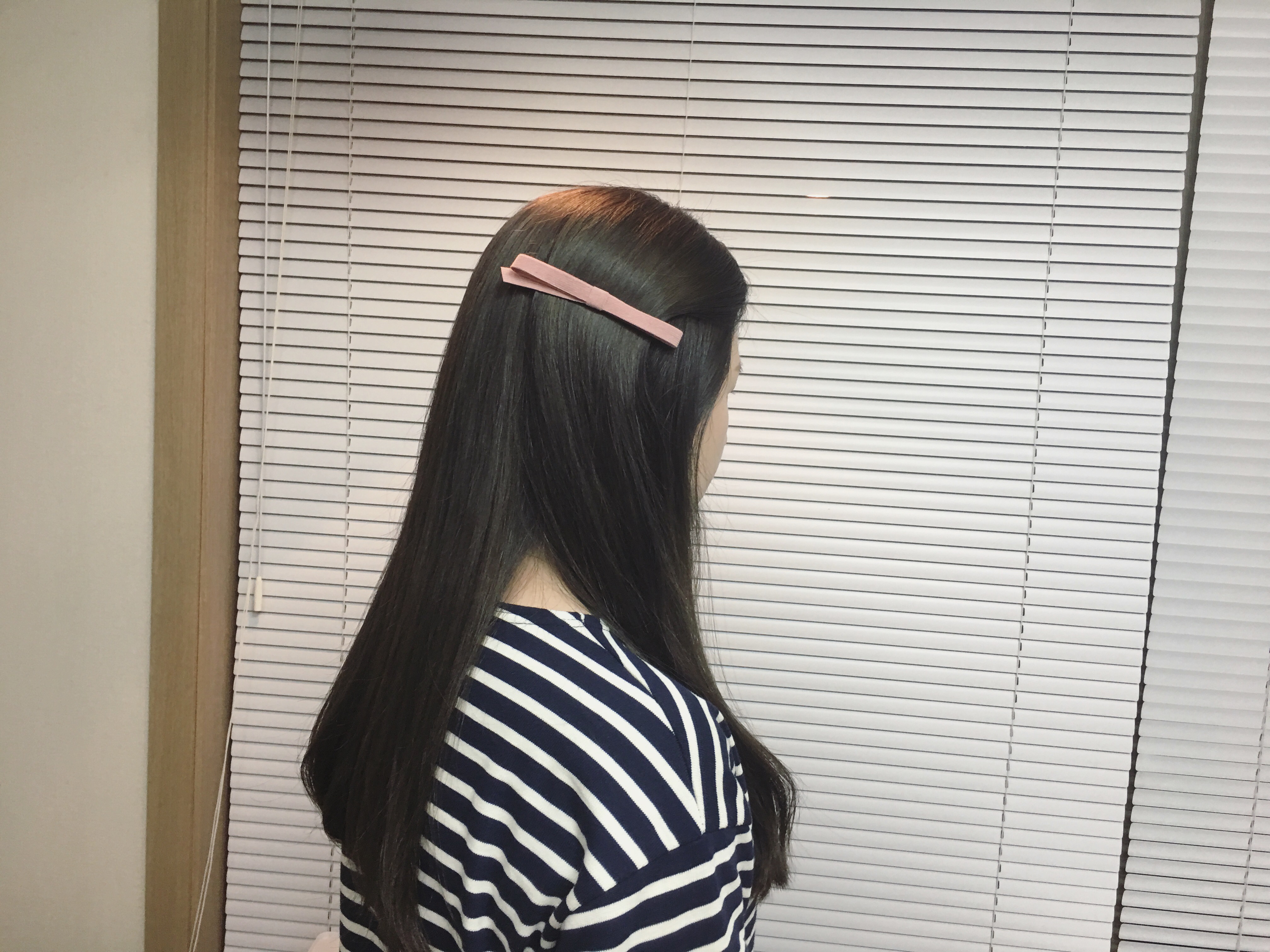 Hair Accessories Corduroy Slim Ribbon Pin Handmade