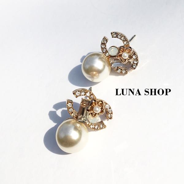 Coco Pearl Earrings Gifts Workplace Fashion Beauti