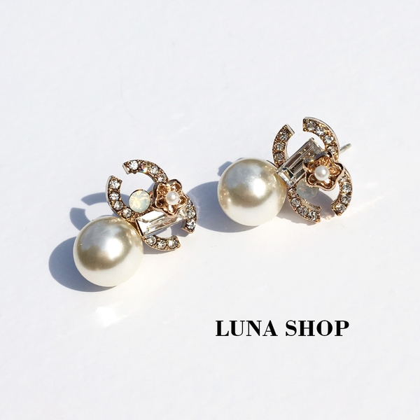 Coco Pearl Earrings Gifts Workplace Fashion Beauti
