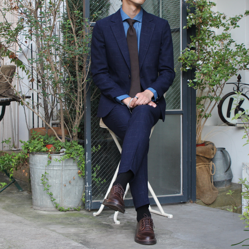 Men Leather Shoes Derby shoes Heel height 3.5cm BL