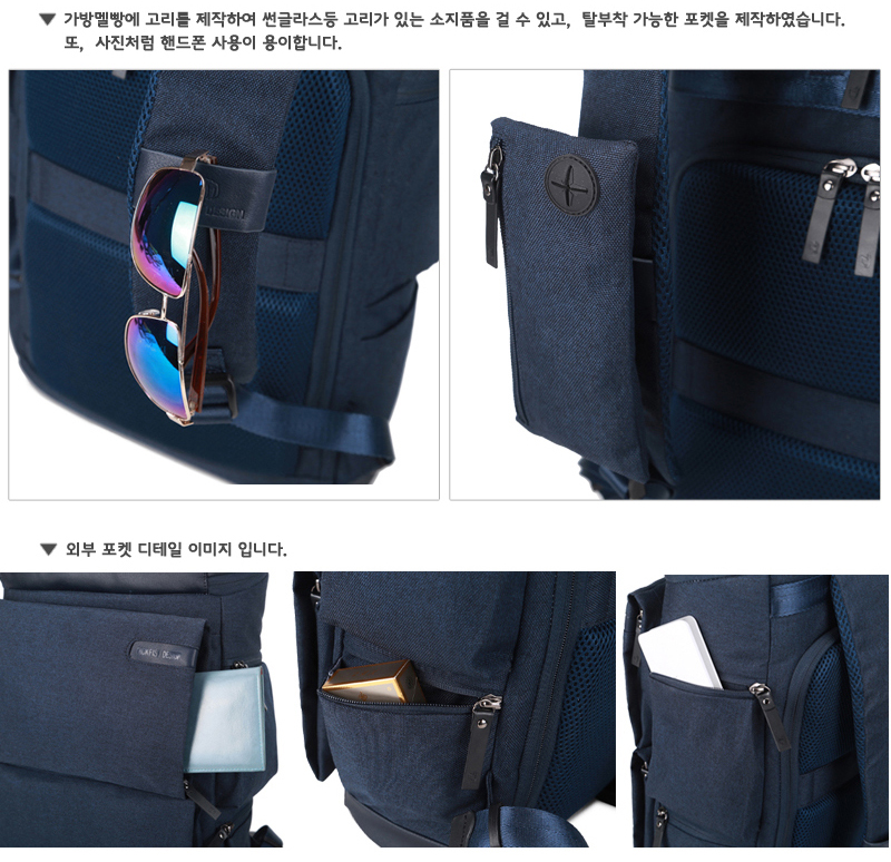 Unisex Carrier Backpack 3color Men Travel Laptop B