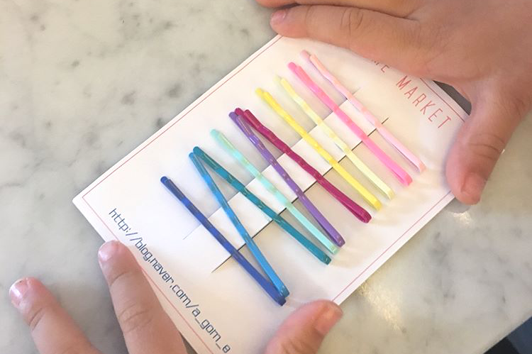 Hair Accessories Rainbow Silpin Set 10color Color 