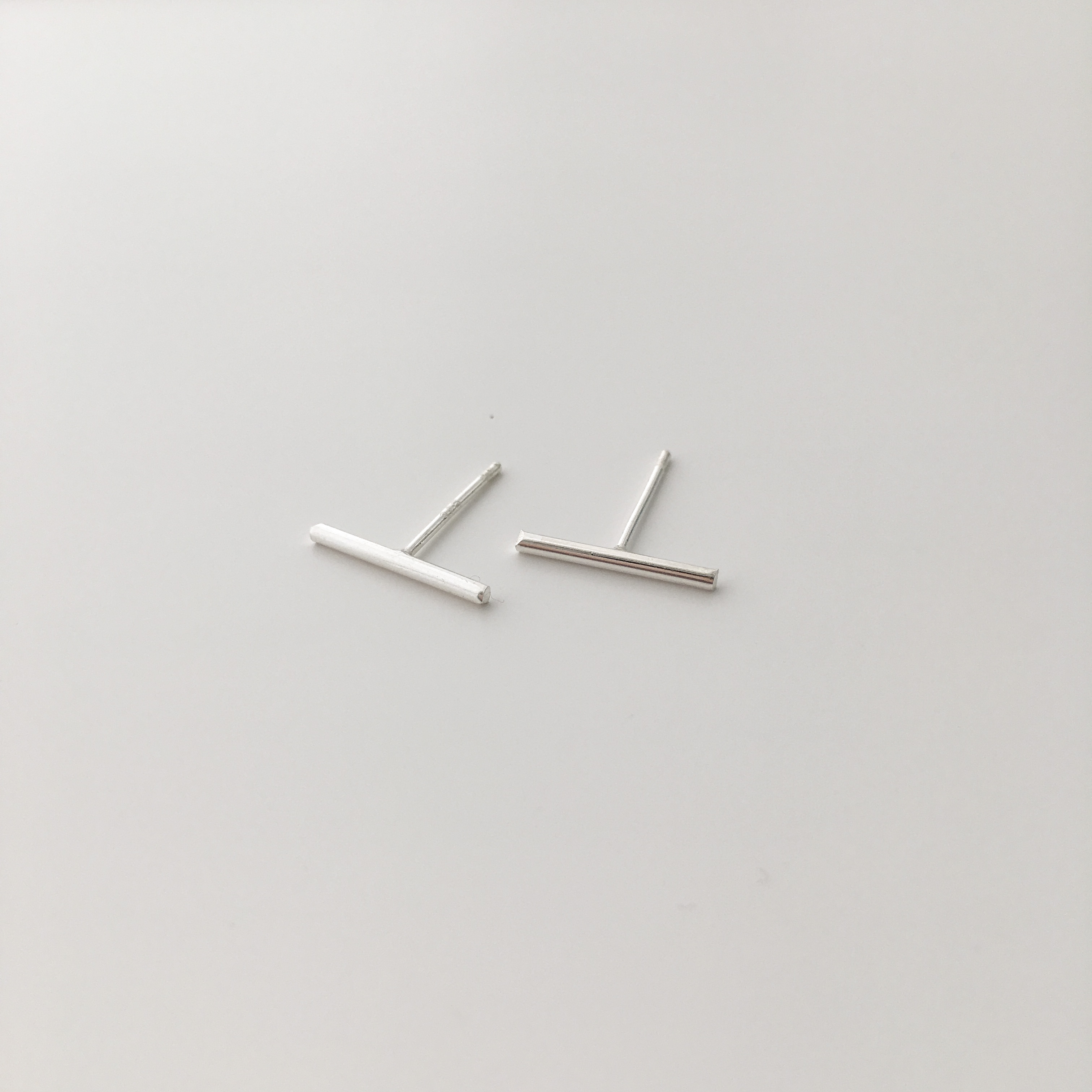 Stick Earrings 14k Earrings 14K Simple 14K Gold 14