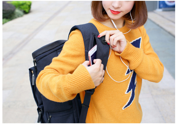 Unisex Carrier Backpack 3color Men Travel Laptop B