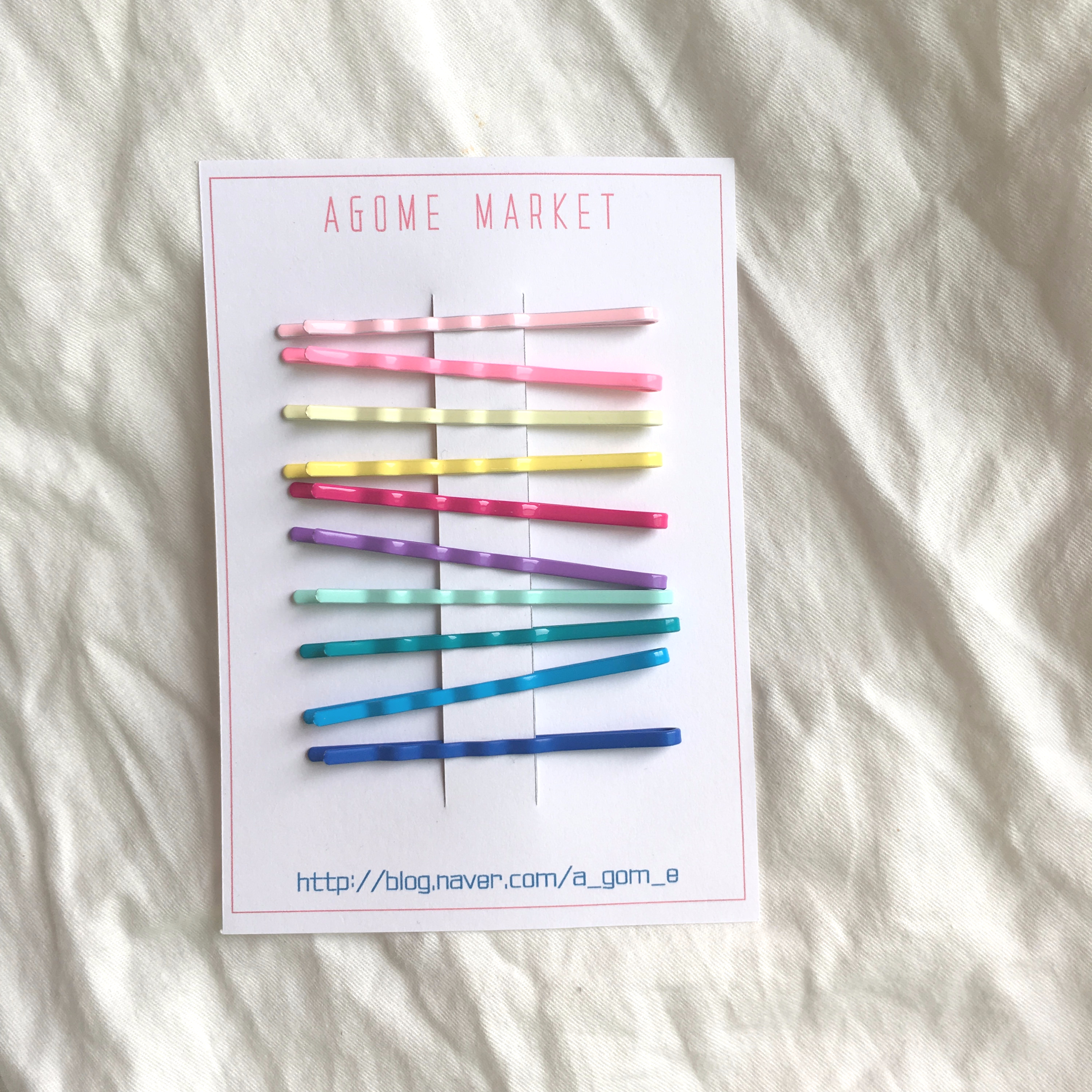 Hair Accessories Rainbow Silpin Set 10color Color 