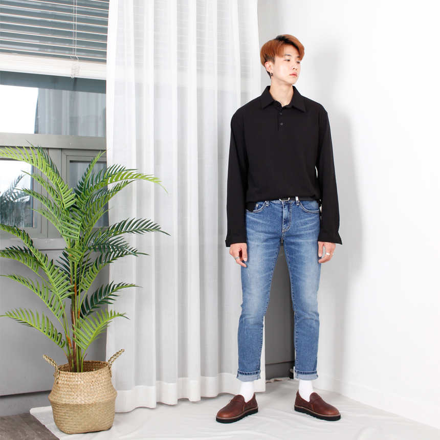 Men Leather Shoes Kino Hiroshi Modern cowhide rope