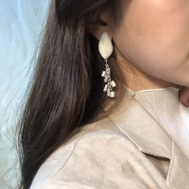 Wing cape drop earrings Matching good Iftem weddin