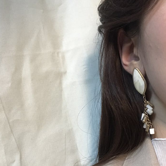 Wing cape drop earrings Matching good Iftem weddin