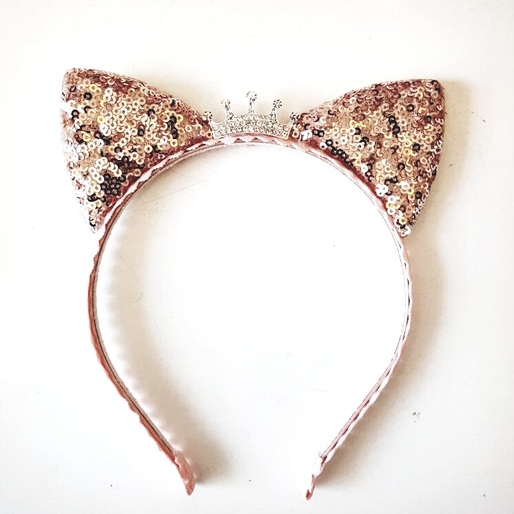 Hair Accessories Sequins Cat Hair Band