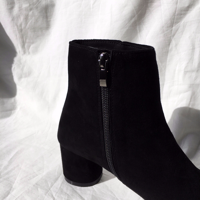 Free Shipping todi leather Ankle boots 2col cow &a