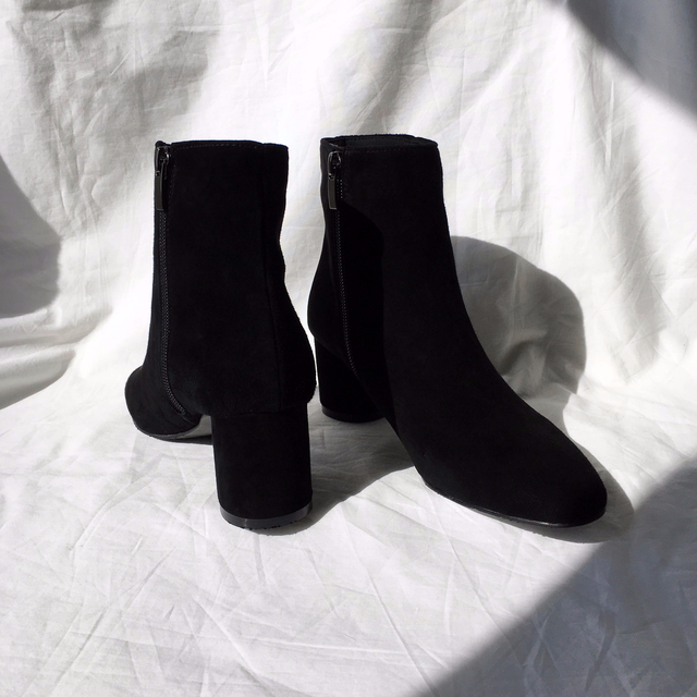 Free Shipping todi leather Ankle boots 2col cow &a
