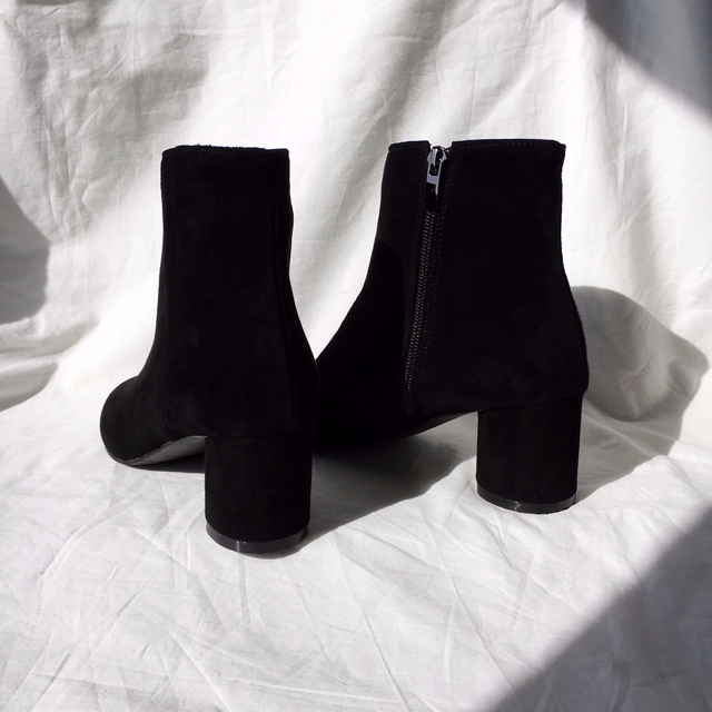 Free Shipping todi leather Ankle boots 2col cow &a