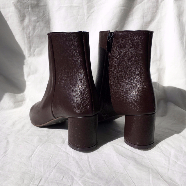 Free Shipping todi leather Ankle boots 2col cow &a