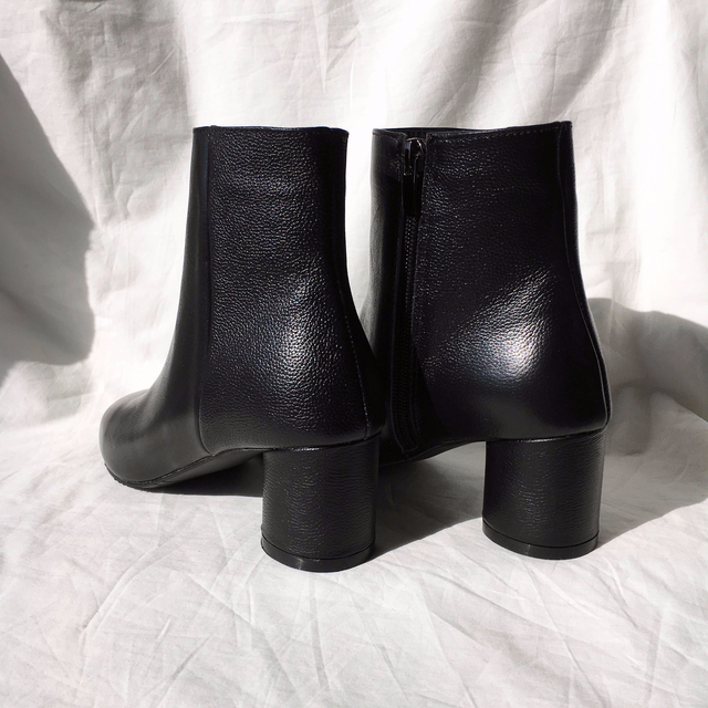Free Shipping todi leather Ankle boots 2col cow &a