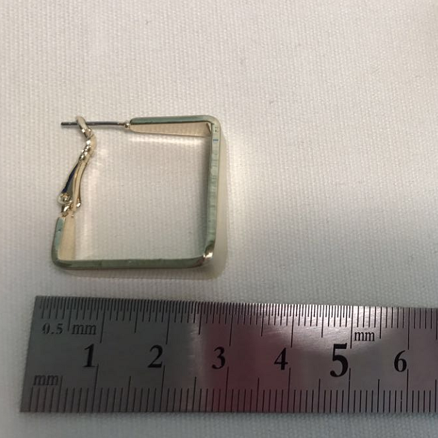 Vintage Square Earrings Modern Unique Sensibility 