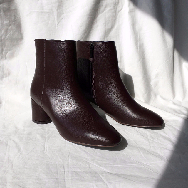 Free Shipping todi leather Ankle boots 2col cow &a