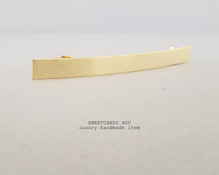 Hair Accessories Matte Metal Simple Hair Self Pin 