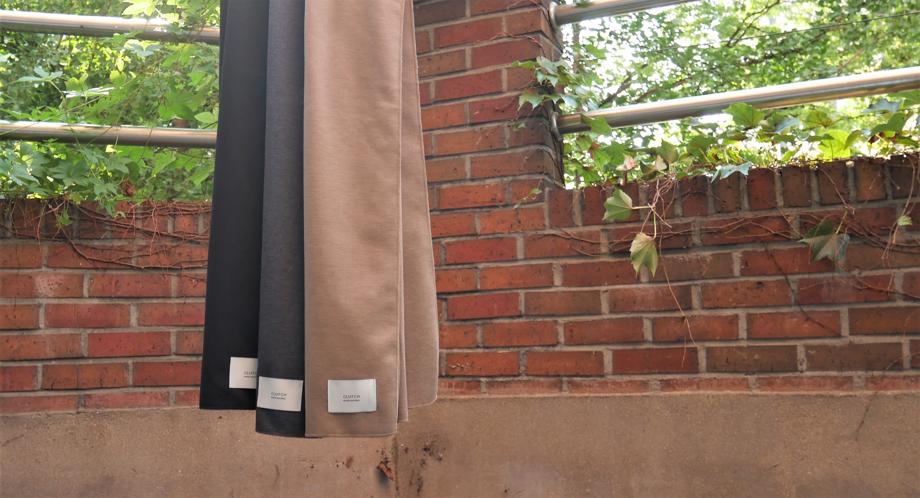 Basic wool muffler Dandy style Daily coordination 