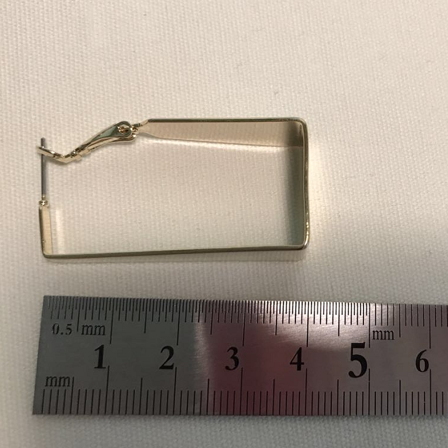 Vintage Square Earrings Modern Unique Sensibility 