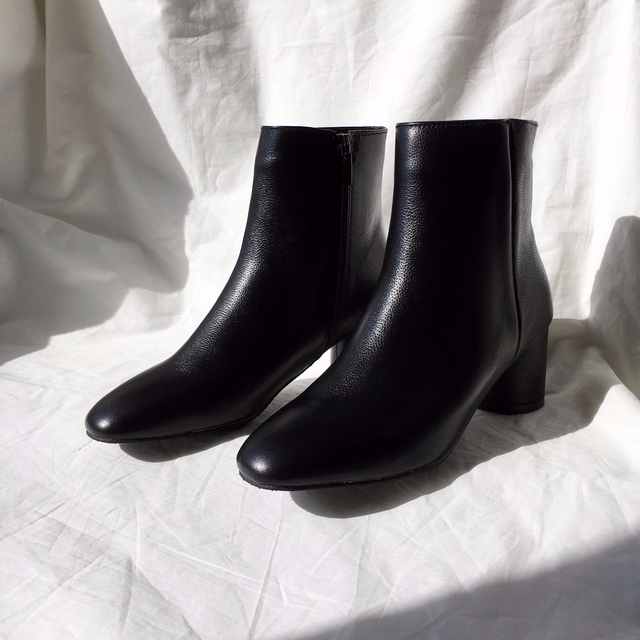 Free Shipping todi leather Ankle boots 2col cow &a