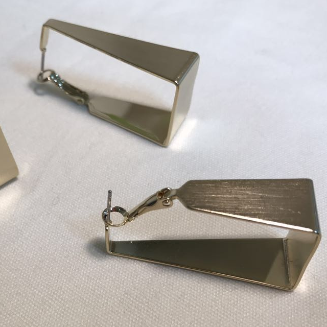 Vintage Square Earrings Modern Unique Sensibility 