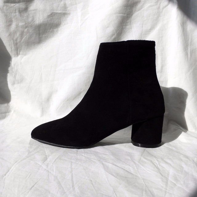 Free Shipping todi leather Ankle boots 2col cow &a