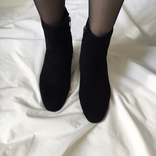 Free Shipping todi leather Ankle boots 2col cow &a