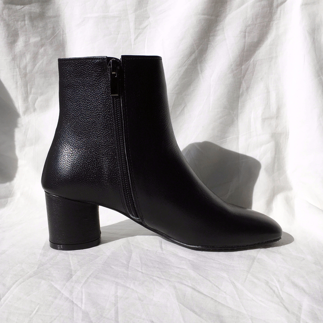 Free Shipping todi leather Ankle boots 2col cow &a