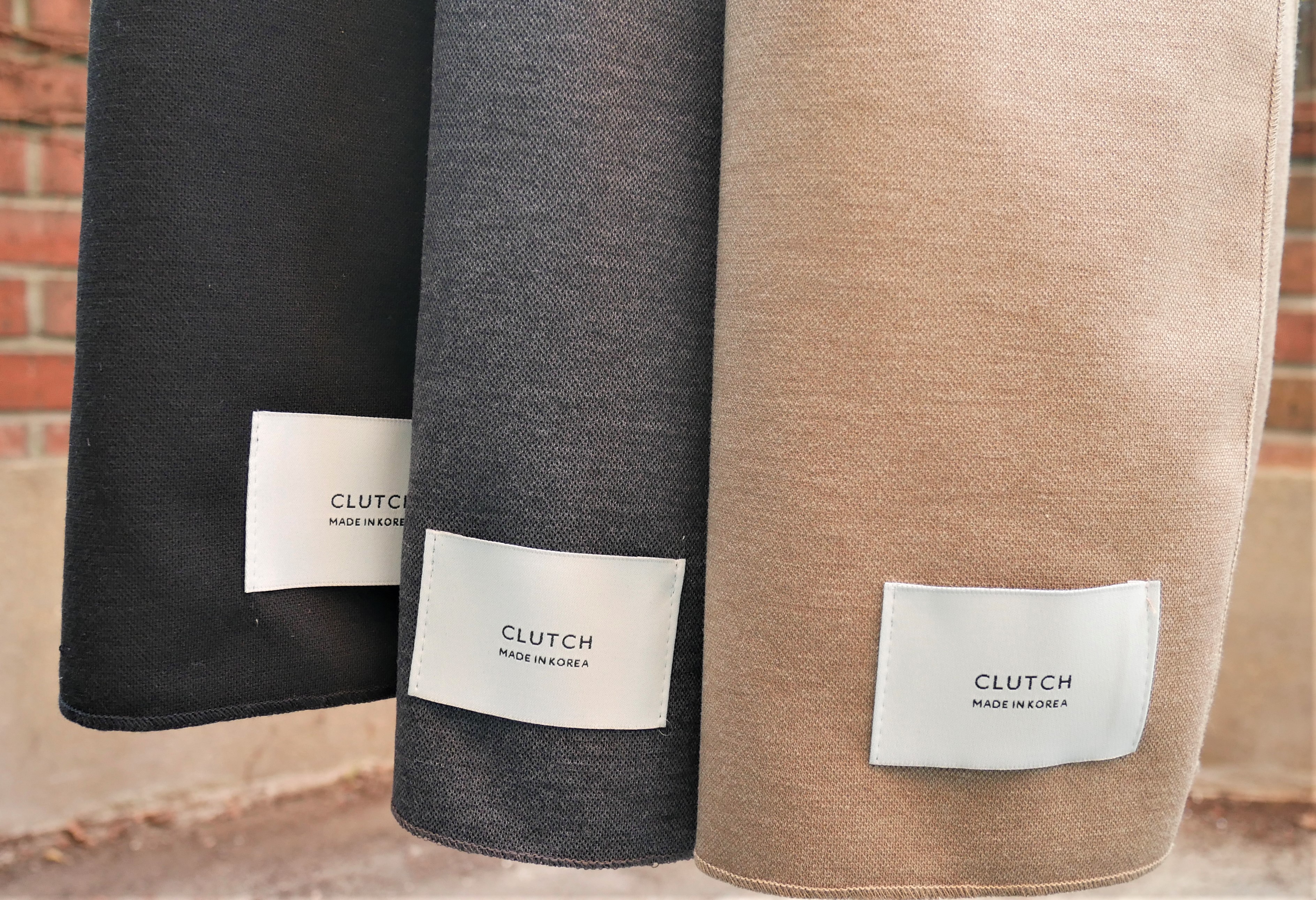 Basic wool muffler Dandy style Daily coordination 